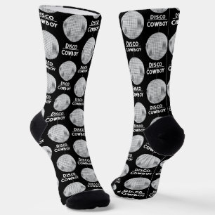 Chaussette Garçon Manqué Disco Balle Disco Cow-boy Enterremen