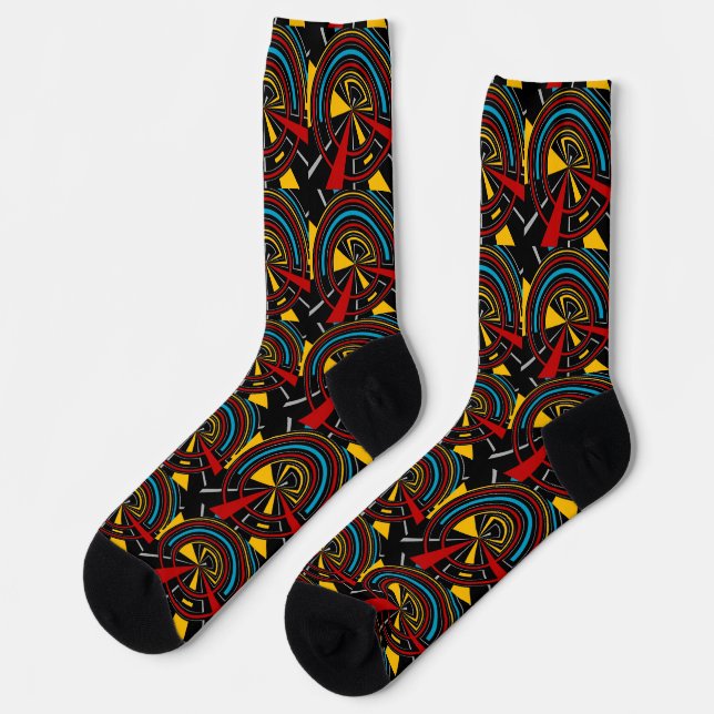 Chaussette Géométrique (Gauche)