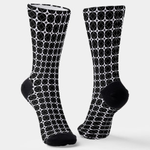 Chaussette Géométrique noire