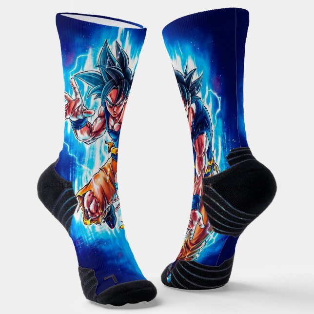 Chaussette Goku Ultra Instinct (MUI) Underwear & Socks (Angulaire)
