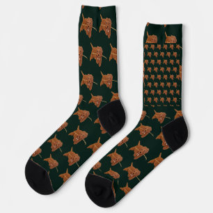 Chaussette Goldie Golden Doodle Vert foncé