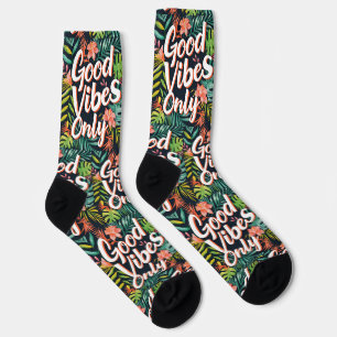 Chaussette Good Vibes uniquement tropical