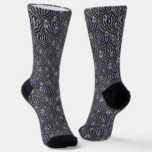 Chaussette Gouttes de pluie sur du métal
