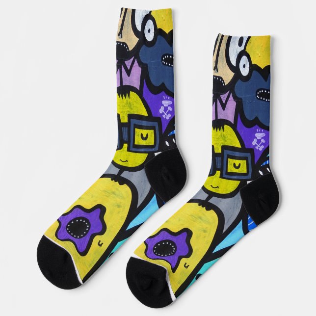 Chaussette Graffiti (Gauche)