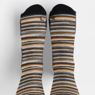 Chaussette Graines de grains de bois