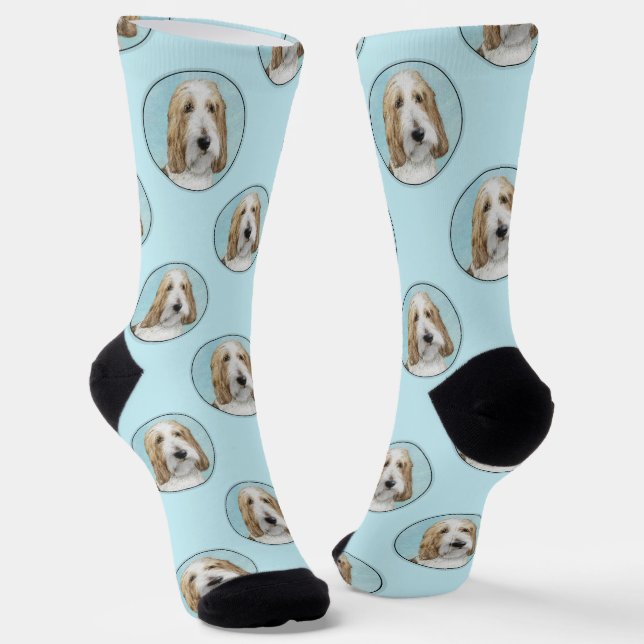 Chaussette Grand Basset Griffon Vendeen GBGV Original Chien A (Angulaire)