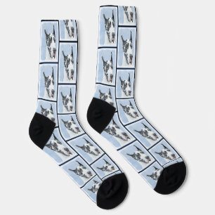 Chaussette Grande Danse Peinture Harlequin Original Animal Ch