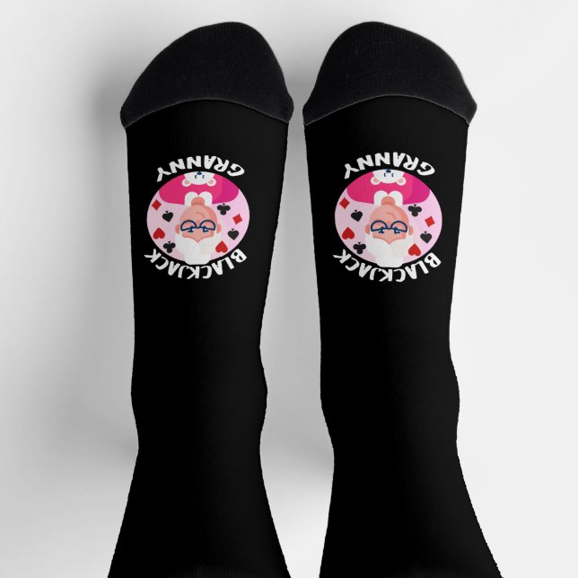 Chaussette Granny Blackjack | Grosse grand-mère de blackjack (Haut)