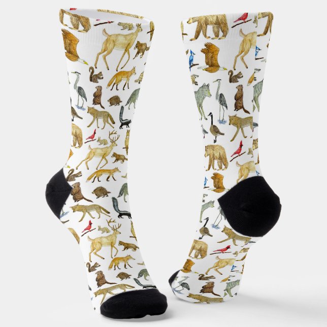 Chaussette Great Lakes Wildlife Crew Socks (Angulaire)