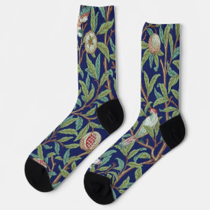 Chaussette Grenade et Petit Oiseau, William Morris