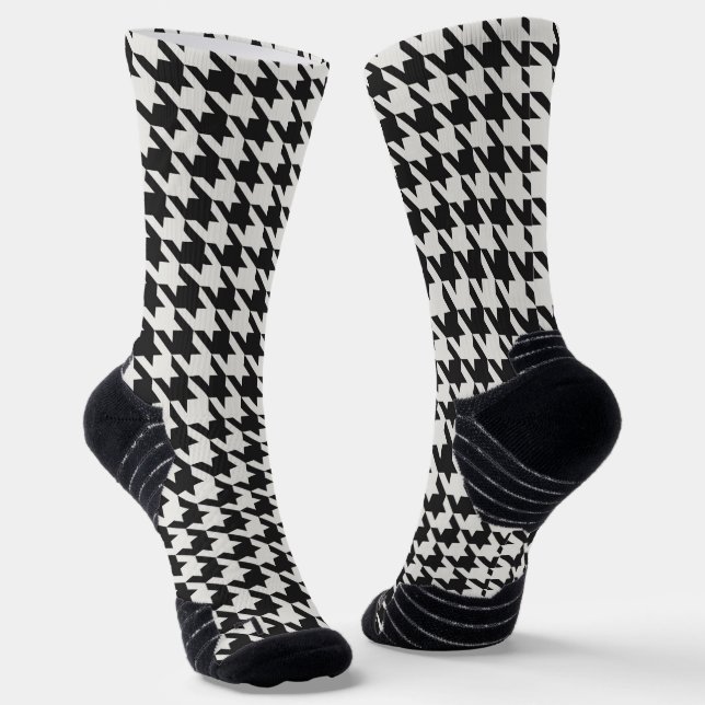 Chaussette Grey Houndstooth (Angulaire)