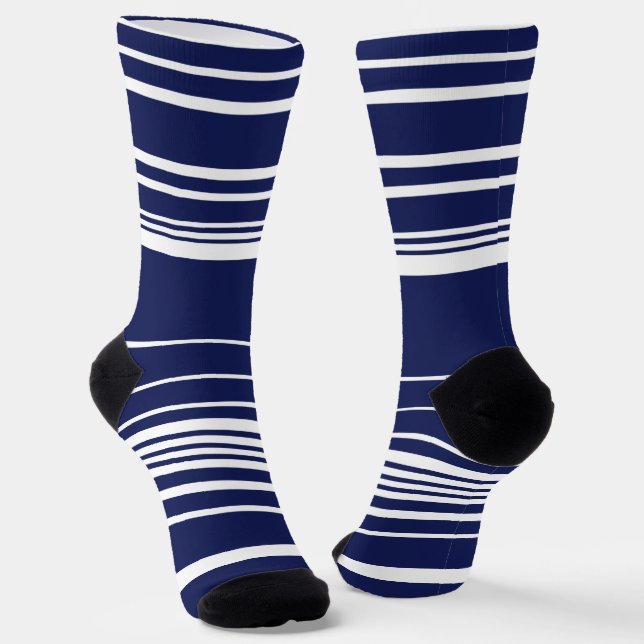 Chaussette Grilles complexes - Bleu (Angulaire)