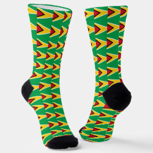 Chaussette Guyana Chaussettes, patriotique Guyana Drapeau mod
