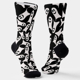 Chaussette Halloween crétin