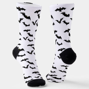 Chaussette Halloween Éffrayant Flying Bats Motif