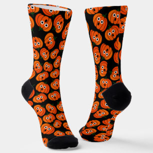 Chaussette Halloween Jack-o-Lanterns citrouille