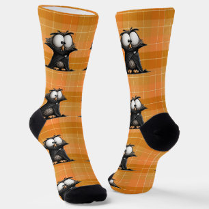 Chaussette Halloween vampire hibou