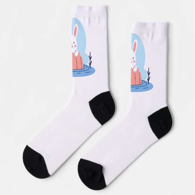Chaussette Haven, le Citrouille de Bunny (Gauche)