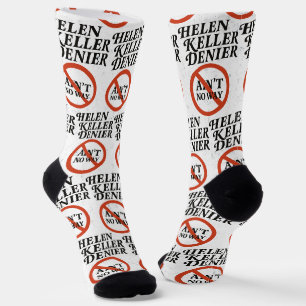 Chaussette Helen Keller Dénonciateur Y'a Pas Moyen Mème Vinta