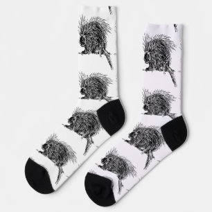 Chaussette Hérisson hérissé mignon Thunder_Cove