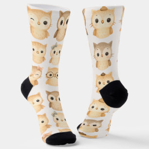 Chaussette Hiboux sages