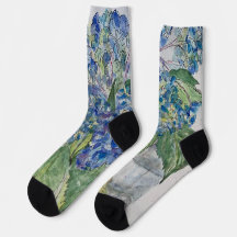 Hydrangeas in Water Crew Socks