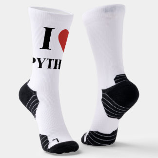 Chaussette I HEART Python