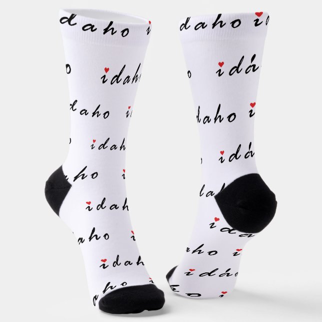 Chaussette I love Idaho (Angulaire)
