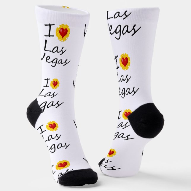 Chaussette I Love Las Vegas (Angulaire)