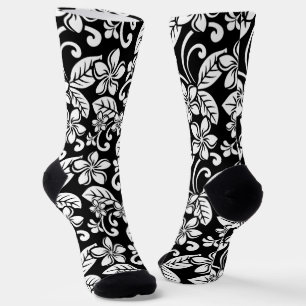 CHAUSSETTE ÎLE PLUMERIA (NOIR) SOCKS