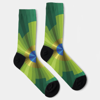 Chaussette Illusion de paon
