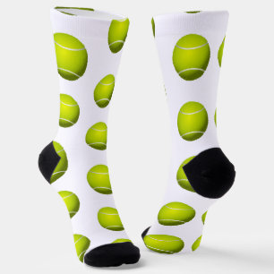 Chaussette Illustration Des Ballons De Tennis