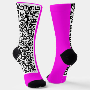 Chaussette Informations de scan de votre code QR Chaussettes