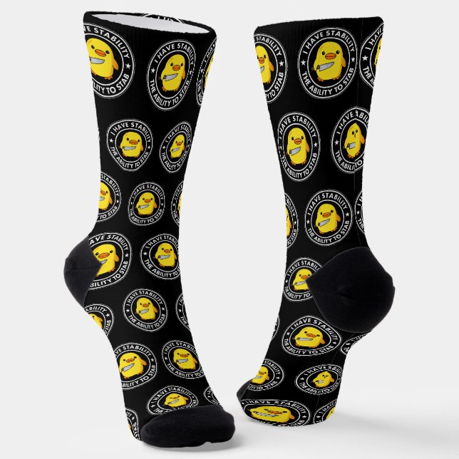 Chaussette J'Ai La Stabilité De Stab Funny (Angulaire)