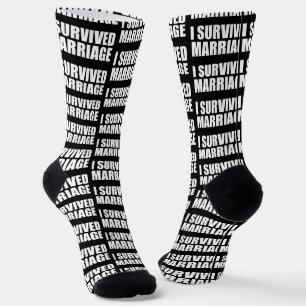 Chaussette J'ai survécu au mariage