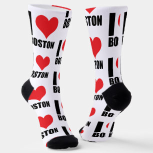 Chaussette J'aime Boston