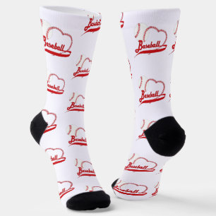 Chaussette J'Aime Le Baseball