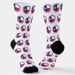 Chaussette James Talarico pour le drapeau du Texas au Sénat a