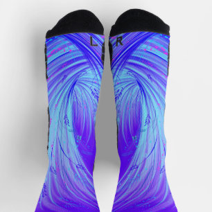 Chaussette Jardin enchanté violet