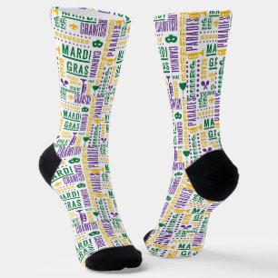Chaussette Jazz Mardi Gras