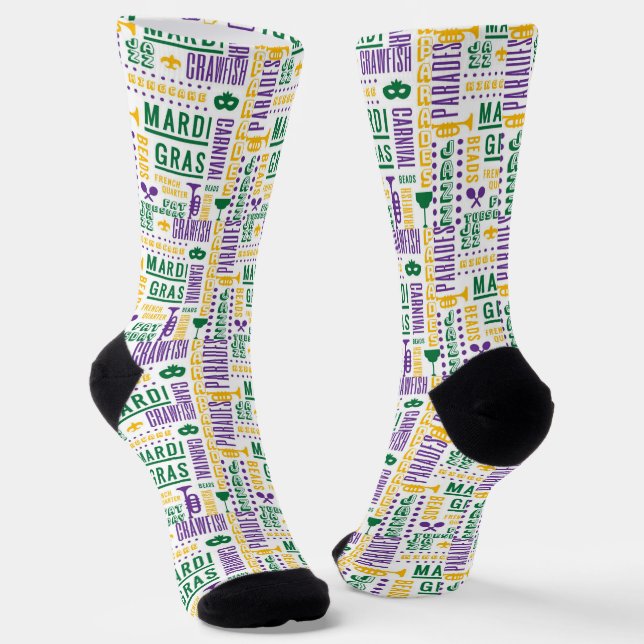 Chaussette Jazz Mardi Gras (Angulaire)