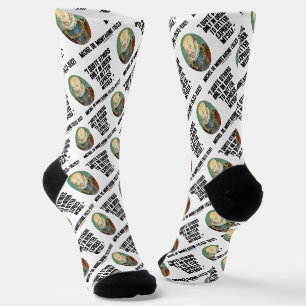 Chaussette Je Cite Les Autres Pour Mieux M'exprimer de Montai