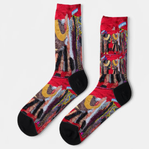 Chaussette Je me tiens debout.