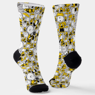 Chaussette Je Suis Charlie Motif Brown