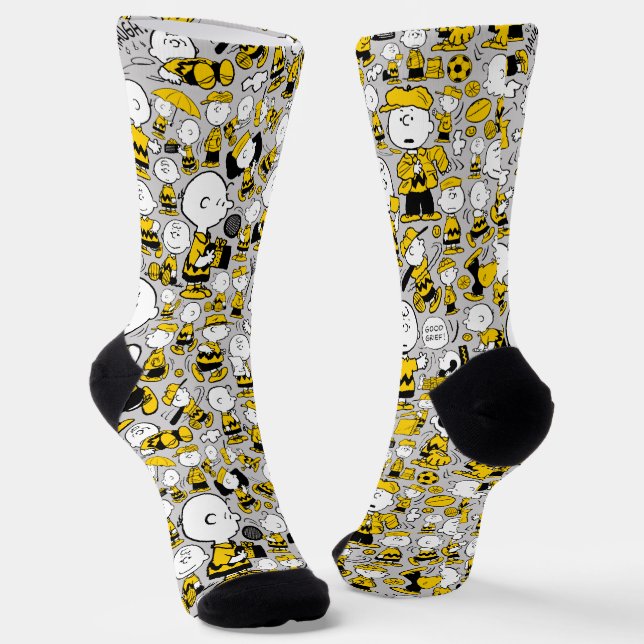 Chaussette Je Suis Charlie Motif Brown (Angulaire)