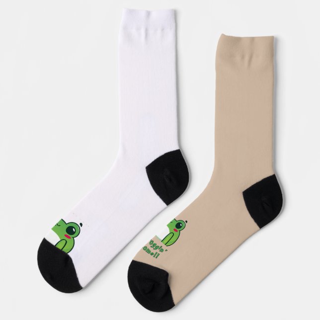 Chaussette "Je suis Froggin' Awesome ! !" Chaussettes de spor (Gauche)