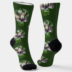Chaussette Jeune femme barman St. Patrick's Day