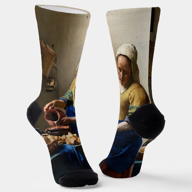Chaussette Johannes Vermeer - La Milkmaid (Angulaire)