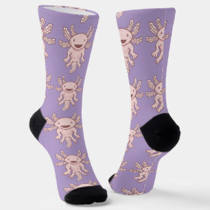 Chaussette Joli Axolotl Rose Thunder_Cove