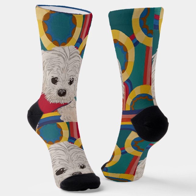 Chaussette Joli chiot (Angulaire)